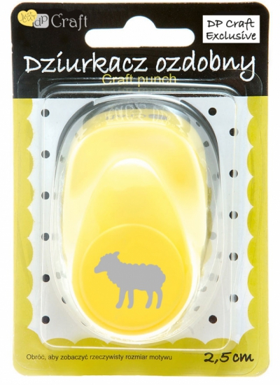 Dziurkacz ozdobny Owieczka 2,5cm mix