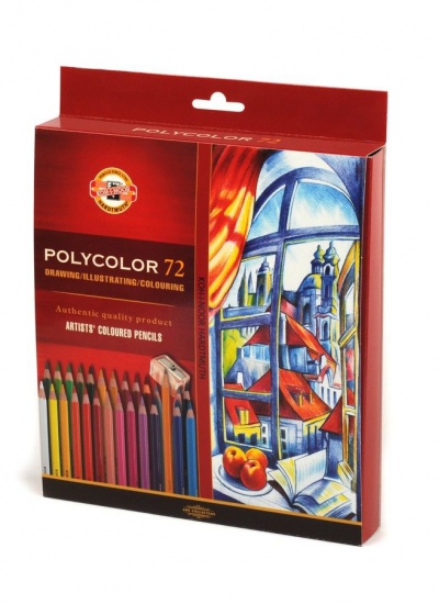 Kredki ołówkowe Polycolor Koh-i-Noor 3837 72 kolory