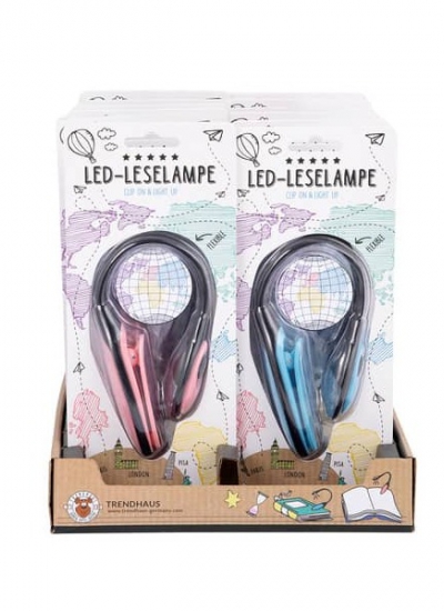Lampka z klipsem Led 1 szt. mix
