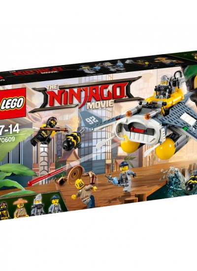 Lego ninjago bombowiec manta ray 70609