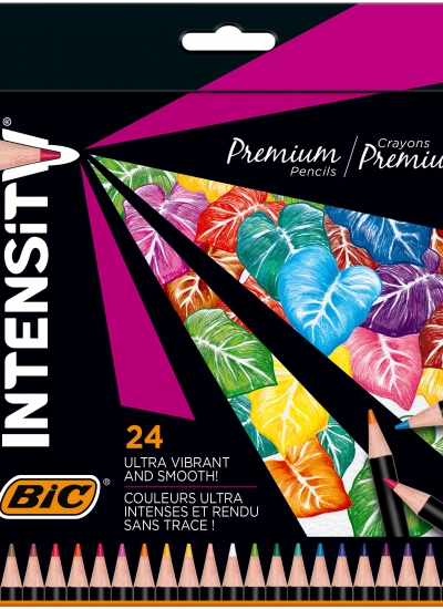 Kredki ołówkowe Intensity Premium BIC 24 kolorów