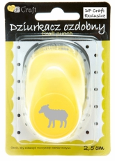 Dziurkacz ozdobny Owieczka 2,5cm mix