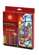Kredki ołówkowe Polycolor Koh-i-Noor 3837 72 kolory