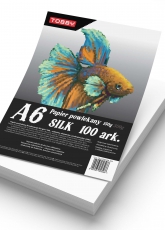 Papier A6 powlekany kredowany 100 ark.150g