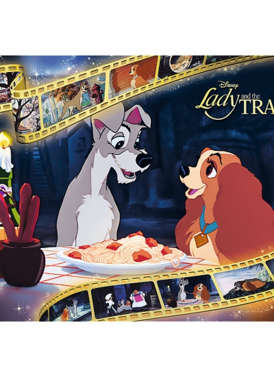 Puzzle 1000 Premium Plus Zakochany Kundel 10830